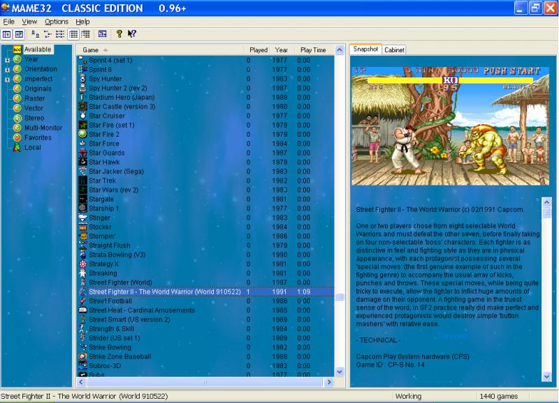 instal the last version for windows Эмулятор MAME 0.258
